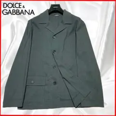 【DOLCE&GABBANA】美品ドルガバ ビスコース カバーオール グレー46