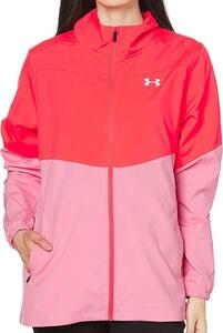 ★★★ 新品！定価：19800円　UNDER ARMOUR (アンダーアーマー）レディース　ウィンドブレーカー (S：USAサイズ) 　ピンク系 ★★★