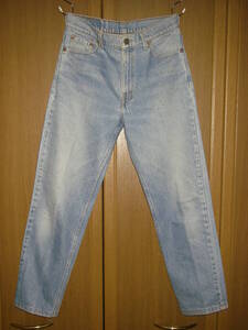 MADE IN USA 90s ヴィンテージ Levis リーバイス 610 デニム スリム ジーンズ パンツ W30 テーパード 米国製 ( S 606 666 ラモーンズ