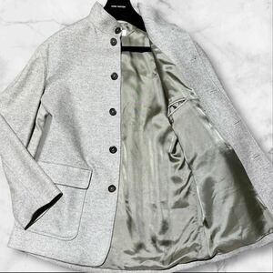 世界トップメゾン!!!カシミヤ100%!!!【Ermenegildo Zegna エルメネジルドゼニア 】「フォレスティエール Forestier」ツイード XL ベージュ