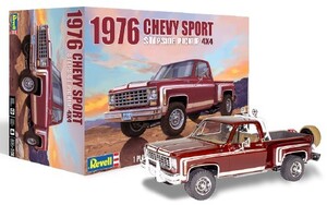 ***アメリカ レベル 1/24 シェビー スポーツ ステップサイド ピックアップトラック 4x4 Chevy Sport Stepside Pickup Revell 85-4486 　