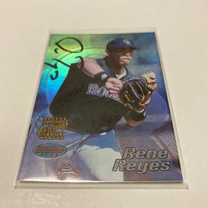 Rene Reyes RC 2002 Bowman’s Best RC auto