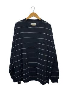 marka◆22AW/長袖ボーダーTシャツ/3/コットン/BLK/M22A-09CS01C