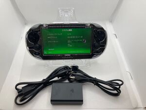 極上美品　PSVITA1000ブラック　純正充電器付き　 SONY ソニー PlayStation VITA