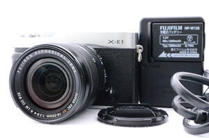 人気 Fujifilm フジフィルム X-E1 ミラーレスデジタル一眼カメラ ボディ Xマウント XF 18-55mm F2.8-4 R LM OIS レンズ