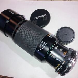 NIKON Fマウント ZOOM TAMRON 75〜250MM/F3.8 CF TELE MACRO BBAR MC 外観美品