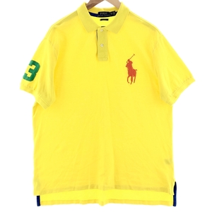 古着 ラルフローレン Ralph Lauren POLO RALPH LAUREN CUSTOM FIT ビッグポニー 半袖 ポロシャツ メンズXL /eaa382195