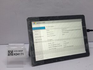 ジャンク/ Microsoft Surface Go Intel Pentium 4415Y メモリ8.19GB NVME128.03GB 【K04171】