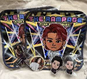 後藤拓磨 THE RAMPAGE 缶バッチ フラッグアクセサリー ハンドタオルセット ガチャ EXILE