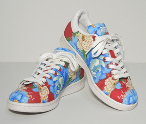 adidas ORIGINALS×The FARM Company コラボ／花柄スニーカー-スタンスミスW/BB5158/size23.5- ／管ZLTQ