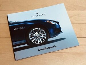 ◆◆◆『美品』 MASERATI マセラティ クアトロポルテ ◆◆ 日本語版 大判厚口カタログ ◆◆◆