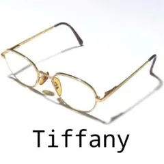 希少ヴィンテージ Tiffany Lunettes Gold 23K 眼鏡