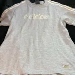 adidas グレー 半袖 Tシャツ M