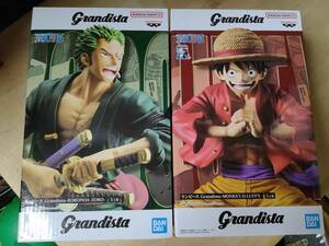 バンプレスト　ワンピース　Grandista　MONKEY.D.LUFFY　＆　RORONOA ZORO-　ゾロ　&　ルフィ ２体セットで！