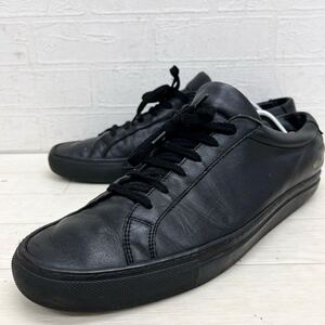 1408◎ イタリア製 COMMON PROJECTS コモンプロジェクツ 靴 シューズ スニーカー ローカット フラットソール ブラック メンズ44