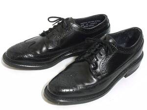 STAFFORD★USA製ロングウィングチップ極美品81/2D★FLORSHEIMフルブローグHANOVER