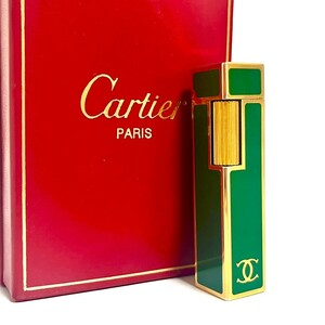 １円スタート レア Cartier カルティエ ライター ガスライター ローラー 喫煙具