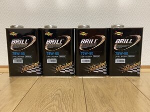 全国送料無料 1L×4缶 SUNOCO BRILL 75W-90 GL-5 ギアオイル ミッション デフ LSD スノコ ブリル 100%化学合成 レーシングスペック FF 4WD