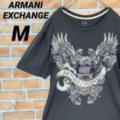 ARMANI EXCHANGE ビッグプリント イーグル 半袖 Tシャツ グレー