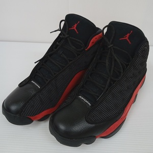 ●古4080　NIKE　ナイキ　スニーカー　AIR JORDAN 13 RETRO "BRED"　414571004　US12　30.0㎝　箱あり・黒タグあり