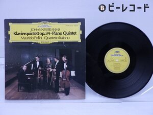 Maurizio Pollini「Brahms Klavierquintett Op. 34 」LP（12インチ）/Deutsche Grammophon(MG 1261)/クラシック