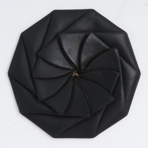 M.A+ decagon folded pouched ブラック エムエークロス デカゴンフォルデッドポーチ レザーコインケース 小銭入れ 財布