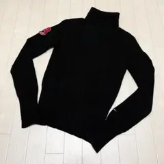 ゆ109★ TOMMY HILFIGER DENIM ニット セーター ブラック