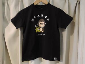  X-LARGE エクストララージ XLARGE Kids バナナ＆ファニーゴリラ S/S TEE ブラック 130サイズ キッズ 最新人気商品