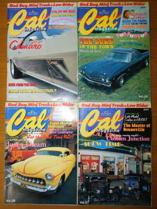 ■Cal■キャル■1993年■Vol. 24～27■4冊セット■low rider■truckin■hot rod■VW■FORD■CHEVY■DODGE■