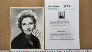 ■op1029■Geraldine Page　ジェラルディン・ペイジ■オートマニア■サイン入り写真■直筆■俳優■証明書付■⑥■