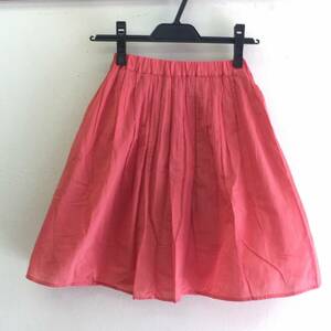 [洋服] スカート「BLEEZE」140サイズ 子供/キッズ サーモンピンク色系 身長：約135～145cm 汚れあり