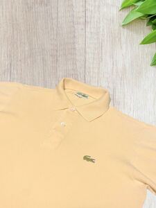 ヴィンテージ　古着　70s前期　フランス製　LACOSTE ラコステ　半袖　ポロシャツ★3サイズ★