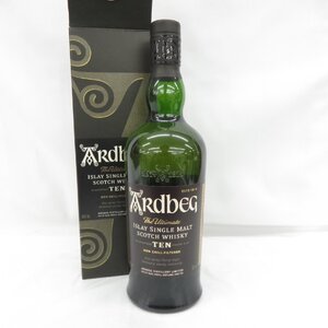 1円~ 【未開栓】ARDBEG アードベッグ 10年 TEN シングルモルト ウイスキー 700ml 46% 箱付 11748869 0122