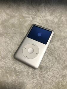 希少Apple iPod classic 第6.5世代 160GBから256GB シルバー 銀 カスタム　改造 MC297J MC293J パネル バッテリー新品