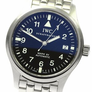 IWC SCHAFFHAUSEN IW325307 パイロットウォッチ マークXV デイト 自動巻き メンズ 保証書付き_797615