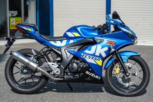 スズキ　ＧＳＸ－Ｒ１２５／ＧＳＸ－Ｓ１２５専用　METAL GEAR メタルギア　スポーツマフラー（ソリッドチタン）　MG-GSX12-E02T