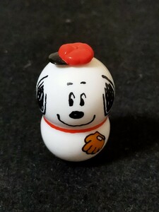 【中古】クーナッツ スヌーピー（野球） 1個 ピーナッツ coonuts SNOOPY BANDAI 起き上がりこぼし PEANUTS