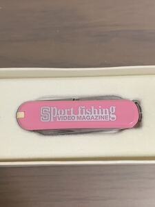 限定　Sport fishing VIDEO MAGAZINE ビクトリノックス　クラシック　SD コラボ　Victorinox classic マルチツール ノベルティ