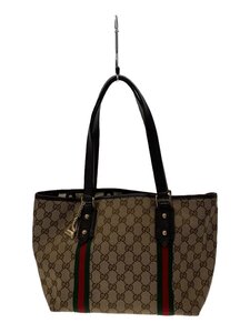 GUCCI◆ハンドバッグ/キャンバス/BEG/総柄/137396491404