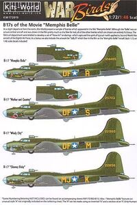 Kits-World(172019)1/72 Boeing B-17F Flying Fortress 