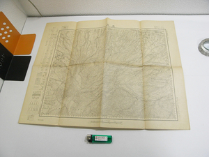 J2/古地図 大山 大正2年 大日本帝国陸地測量部 /鳥取県/戦前資料