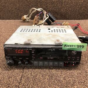 AV11-277 激安 カーステレオ ADDZEST BAY-500S カセットデッキ FM/AM オーディオ 起動確認済み 中古現状品