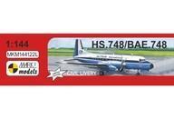 新品プラモデル 1/144 HS.748/BAE.748 民間機 [MKM144122L]