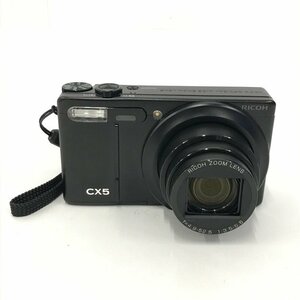 RICOH リコー CX5 コンパクトデジタルカメラ f=4.9-52.5 1:3.5-5.6 通電〇 付属品有【CKAS5014】