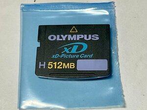 OLYMPUS オリンパス xD-Picture Card xDピクチャーカード 512MB 1枚 フォーマット済み 動作確認済みジャンク品