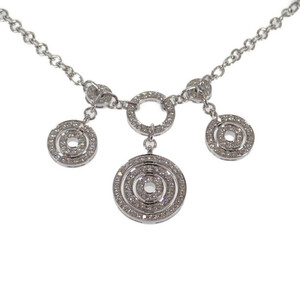 【中古】ブルガリ BVLGARI アストラーレチェルキ 336490 ネックレス K18ホワイトゴールド ダイヤモンド レディース【Aランク】