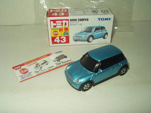 トミカ 43 MINI COOPER / ミニ クーパー ( 1:57 )