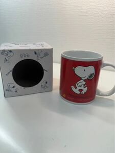 1円〜 9S スヌーピー マグカップ SNOOPY キャラクター コップ 食器 陶器 ノベルティ 赤系 リビング 来客 普段使い 