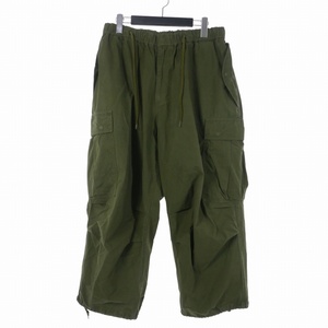 ネイバーフッド NEIGHBORHOOD 21AW WIDE CARGO/C-PT ワイドカーゴパンツ イージーパンツ M オリーブ 212YTNH-PTM03 メンズ