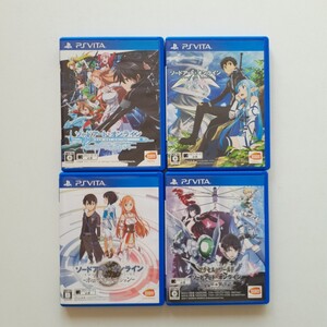 PS Vita ソフト ソードアートオンライン 4本セット ホロウフラグメント ロストソング ホロウリアリゼーション アクセルワールドVS 